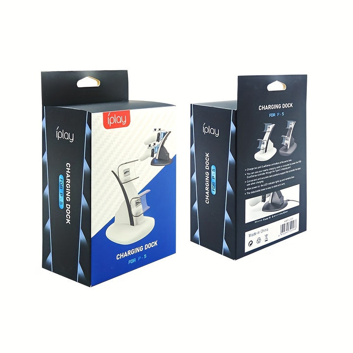 Ladestation für PS5-Controller, Dual-Ladestation für PS5, Ladestation für PS5-Ladegerät für Playstation 5