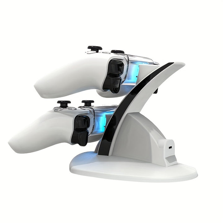 Ladestation für PS5-Controller, Dual-Ladestation für PS5, Ladestation für PS5-Ladegerät für Playstation 5