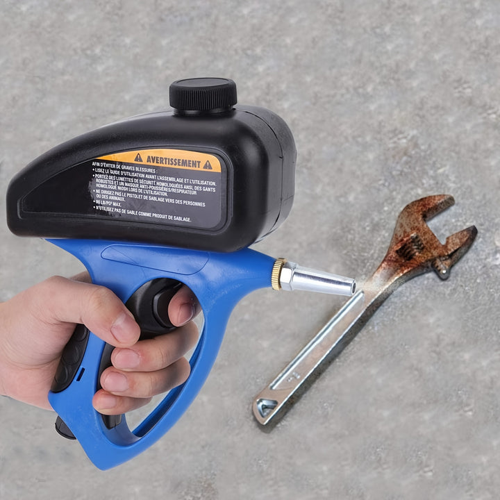 1pc Sand Blaster Abrasive Air-Powered Small Nozzle Pneumatic Sandblasting Gun Metal Glass Sandblasting Remover Manual Sand Blaster For Air Compressor Home Improvement Auto Repair DIY