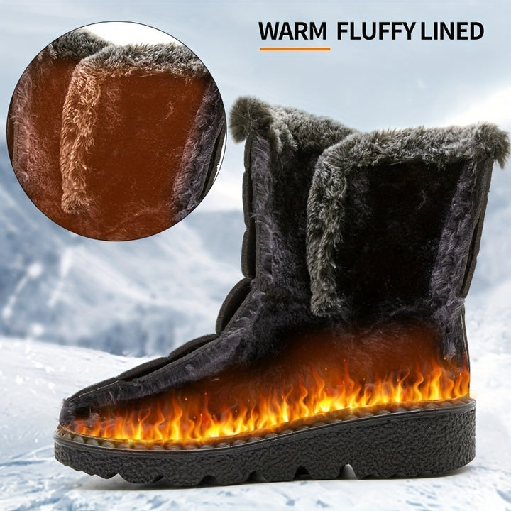 Winter Boots for Women New Long Plush Snow Boots Woman Platform Ankle Boots Warm Shoes