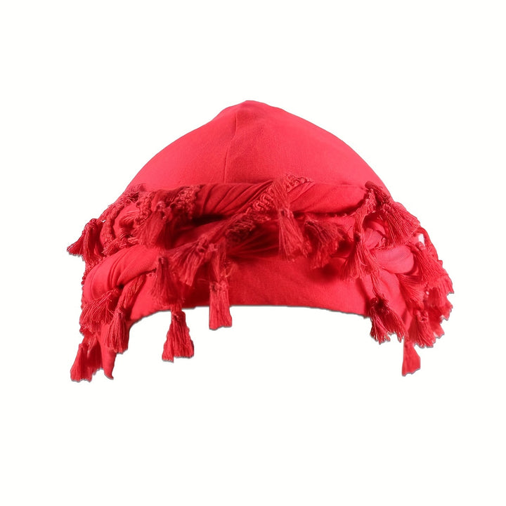 Turban For Men, Vintage Twist Head Wraps Durag With Tassel