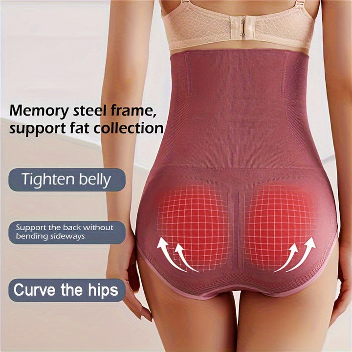 Seamless High Waist Body Shaper 1pc - Breathable Abdomen Briefs Panties Underwear Lingerie Waist Trainer