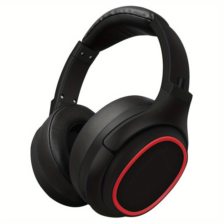 D-815 Wireless Gaming Headset with Deep Bass, HiFi Sound, Radio Function, Foldable & Adjustable Design, Long Battery Life, TF Card Support, AUX Cable Included - Ideal for Music & Calls