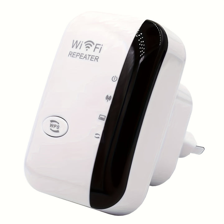 Ripetitore WiFi ad Alta Velocità - Aumenta la Copertura della Rete Wireless fino a 300Mbps, Ripetitore a Lunga Distanza con Antenne Integrate, Facile Installazione, Spina US per Uso Domestico e Ufficio