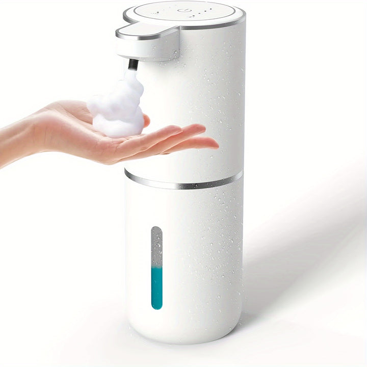 Automatic Soap Dispenser - Touchless Foaming Soap Dispenser 400ml USB Rechargeable Dispenser Electric Wall Mounted 4levels Adjustable Foam Soap Dispenser Pump For Bathroom Kitchen Dish Soap