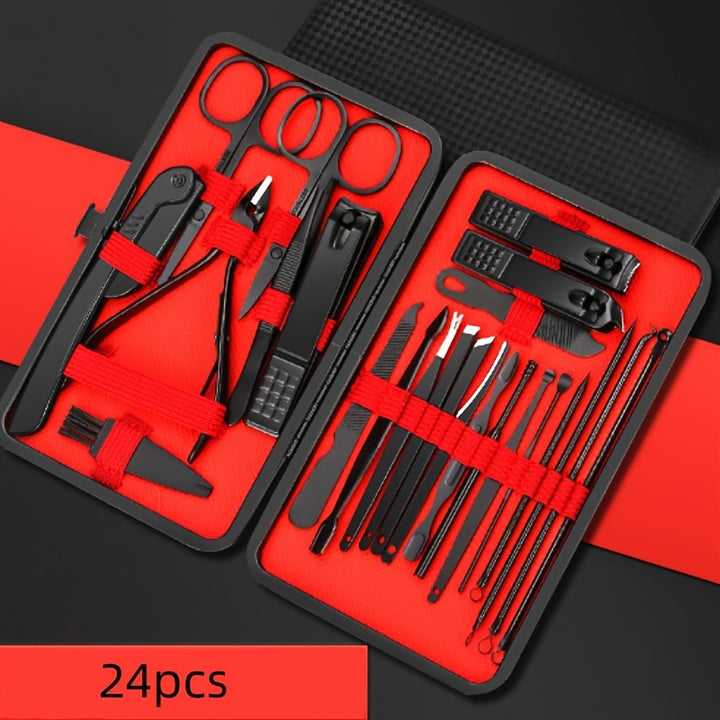 [Sharp Nail Clipper] 24/23-piece Professional Nail Clipper Set - Sharp blades, precise cutting, durable structure - Suitable for trimming fingernails and toenails, salon-quality nails at home for men and women, a comprehensiv