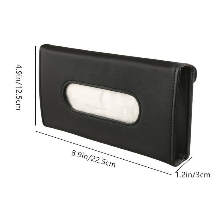[Fashion Car Sunshade] Car Mounted Fashion Sunshade Paper Towel Box | Automobile Pull-out Carton