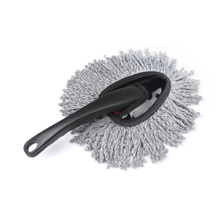 Soft Nanofiber Car Dust Removal Brush - Mini Bristle Brush for Car Interior Cleaning - Small Duster Wipe