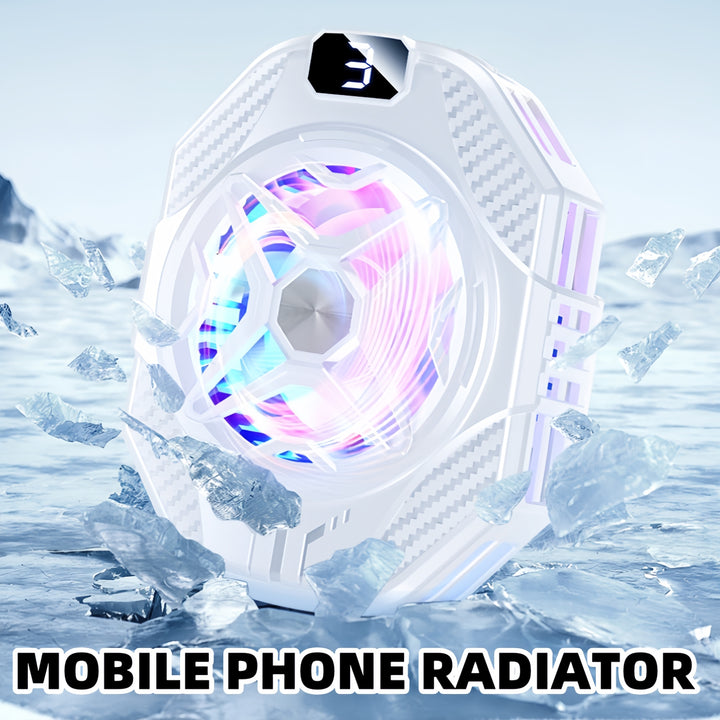 Universal Mini mobile cooling fan, radiator Turbo Hurricane Game cooler Mobile heat sink designed for mobile games, more uniform heat dissipation, heat dissipation speed is extremely fast