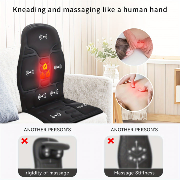 Vier Massageköpfe Neun Gänge Delfin Multifunktionale Massage-Stab, Handheld Elektrischer Knethammer-Massager für Nacken, Rücken, Taillenentspannung, Perfektes Geschenk für Vatertag, Valentinstag, Muttertag