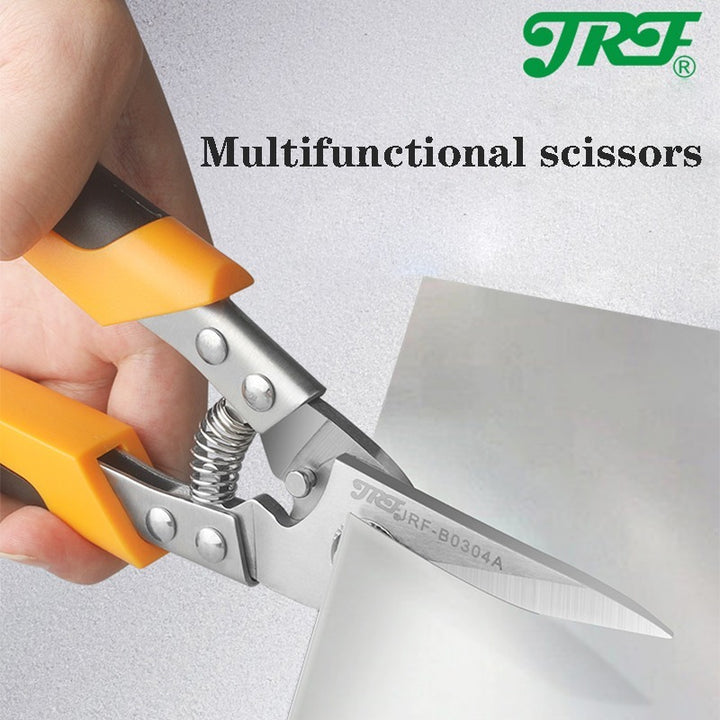 Heavy-Duty Industrial Shears - Professional Scissors & Shears for Cutting Metal Sheets, PVC Pipes, and Tin with Stainless Steel Blades and Ergonomic Handles for Comfortable Grip