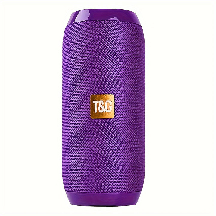 [Portable Wireless TG117 Speaker] TG117 Portable Wireless Speaker, TWS Stereo, Built - In Mic For Calls - FM Radio, TF Card, USB Playback - Ideal For Use