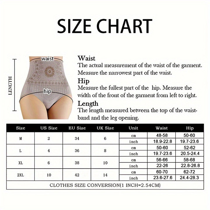 Seamless High Waist Body Shaper 1pc - Breathable Abdomen Briefs Panties Underwear Lingerie Waist Trainer