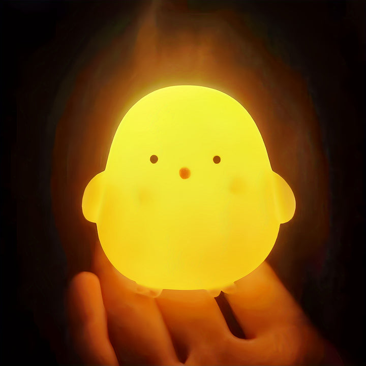 Charming Chick Night Light - Soft Glow, Battery-Powered, Perfect for Bedroom, Study & Office Decor - Ideal Gift for Friends, Family & Colleagues