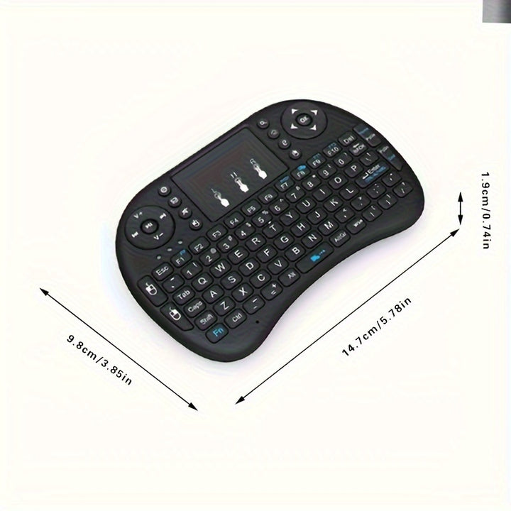 [Hot Selling] Plug & Play 2.4G Mini Wireless Keyboard with Touchpad - Ideal for Android TV Box, for Smart TV, Projector, PS3 & More!