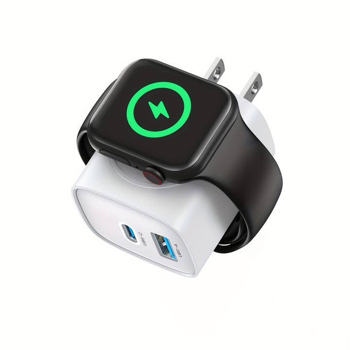 20W For Apple Watch Charger, Multiport PD Fast Charger Block Brick Cube, USB C Wall Power Adapter For IPhone 11/12/13/14/15/Pro Max, XS/XR/X, Ipad Pro