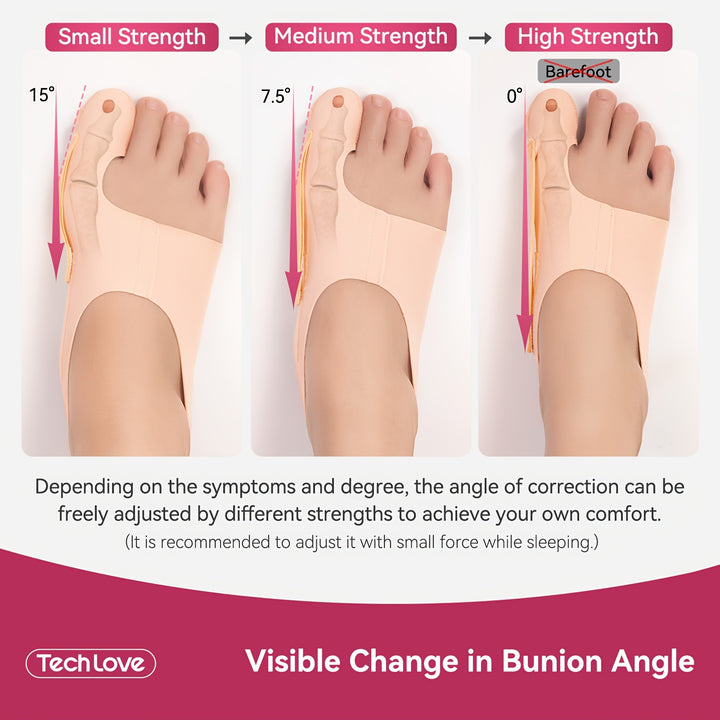 Tissu respirant, pied efficace pour une utilisation de jour et de nuit, idéal pour la course, facile à porter, durable et soulagement de la fatigue, parfait pour l'hallux valgus et le soutien orthopédique.