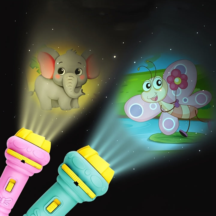 [Fun Educational] Flashlight Projector | 32 Patterns | Educational Toy for Bedtime | Winter