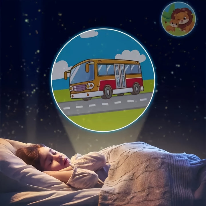[Fun Educational] Flashlight Projector | 32 Patterns | Educational Toy for Bedtime | Winter