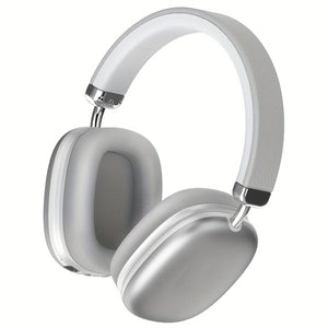 Wireless 40-Hour Rich Bass Gaming Headset - Over-Ear Design with Active Noise Cancellation, Crystal-Clear Calls & Type-C Charging - Compatible with Smartphones, Tablets, Gaming Consoles, Office Headset | Sleek Design | Soft E