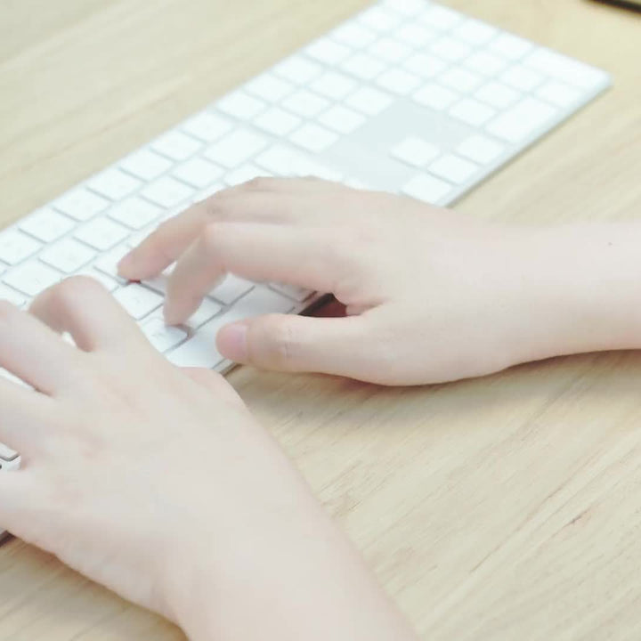 Soft Memory Foam Desk Ergonomic Keyboard and Mouse Wrist Rests: Comfortable Typing and Mousing Cushion Pads