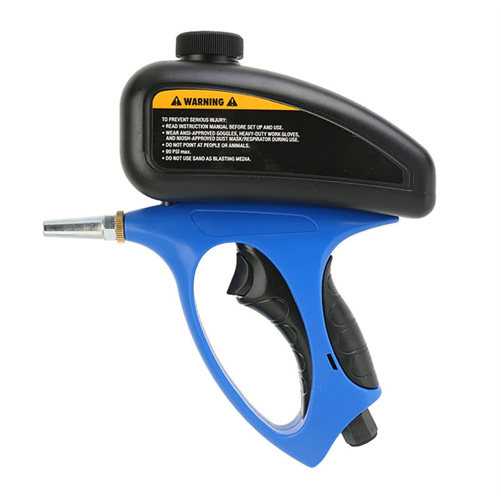 1pc Sand Blaster Abrasive Air-Powered Small Nozzle Pneumatic Sandblasting Gun Metal Glass Sandblasting Remover Manual Sand Blaster For Air Compressor Home Improvement Auto Repair DIY