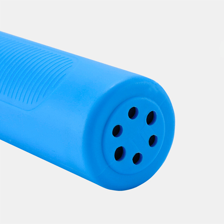 1pc Blue High Quality Two-Way Pump Balloon Accessory, Time-Saving And Convenient, Ideal Party Decorating Partner Halloween, Thanksgiving And Christmas Gift Easter Gift, Easter Room Decor