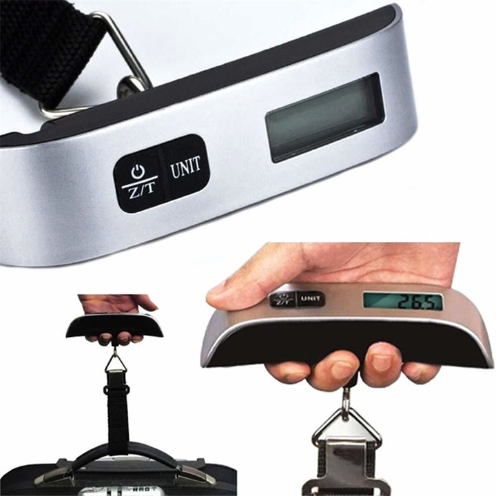 Portable 50kg/10g Hanging Electronic Digital Travel Suitcase Luggage Scales