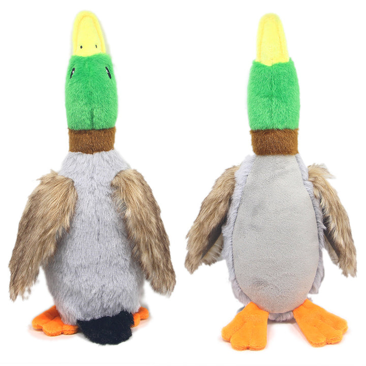 Soothing Plush Duck Sound Toy - Cuddly Teething Aid for Puppies - Hours of Interactive Fun! Designed for Adorable Playtime