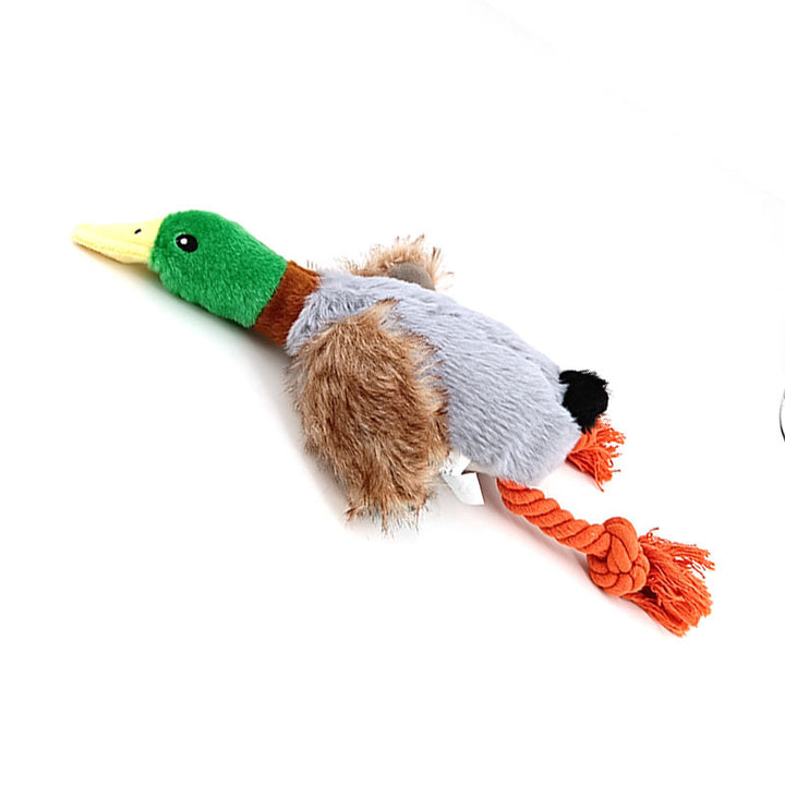 Soothing Plush Duck Sound Toy - Cuddly Teething Aid for Puppies - Hours of Interactive Fun! Designed for Adorable Playtime