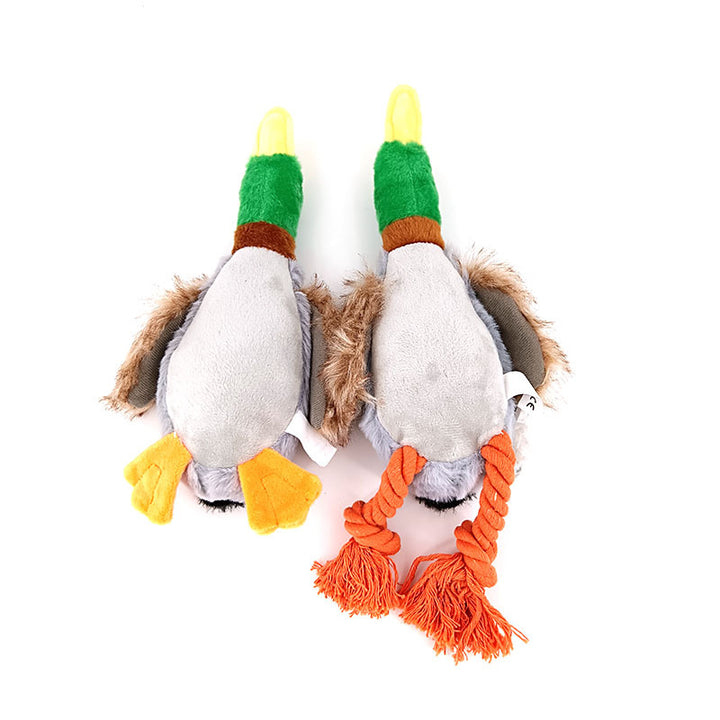 Soothing Plush Duck Sound Toy - Cuddly Teething Aid for Puppies - Hours of Interactive Fun! Designed for Adorable Playtime