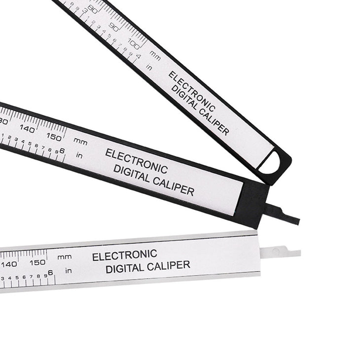 150mm Digital Caliper, Carbon Fiber Electronic Vernier Caliper Gauge Micrometer Measuring Tool Digital Ruler 100mm