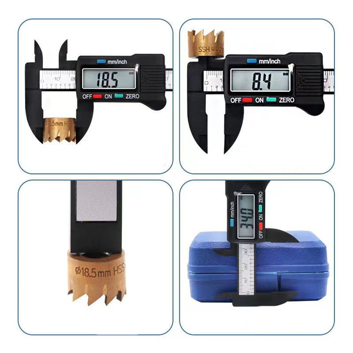 150mm Digital Caliper, Carbon Fiber Electronic Vernier Caliper Gauge Micrometer Measuring Tool Digital Ruler 100mm