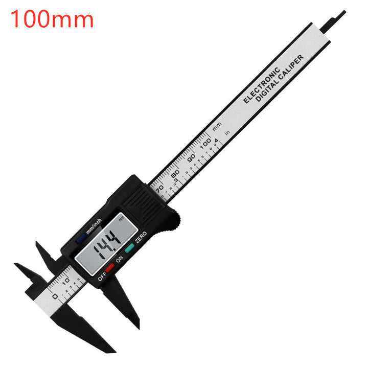 150mm Digital Caliper, Carbon Fiber Electronic Vernier Caliper Gauge Micrometer Measuring Tool Digital Ruler 100mm