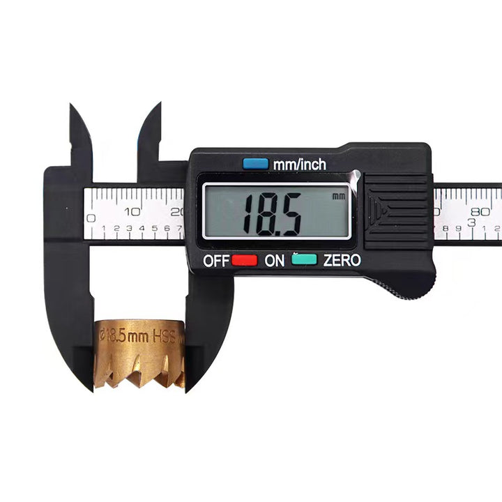 150mm Digital Caliper, Carbon Fiber Electronic Vernier Caliper Gauge Micrometer Measuring Tool Digital Ruler 100mm