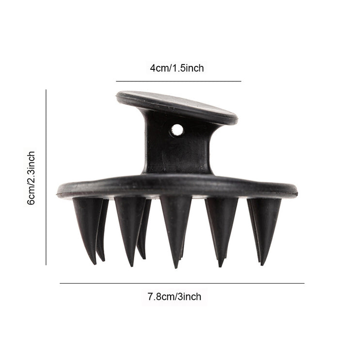 Massaggiatore per cuoio capelluto per la cura dei capelli, spazzola per shampoo in silicone senza muffa, esfoliante per cuoio capelluto.