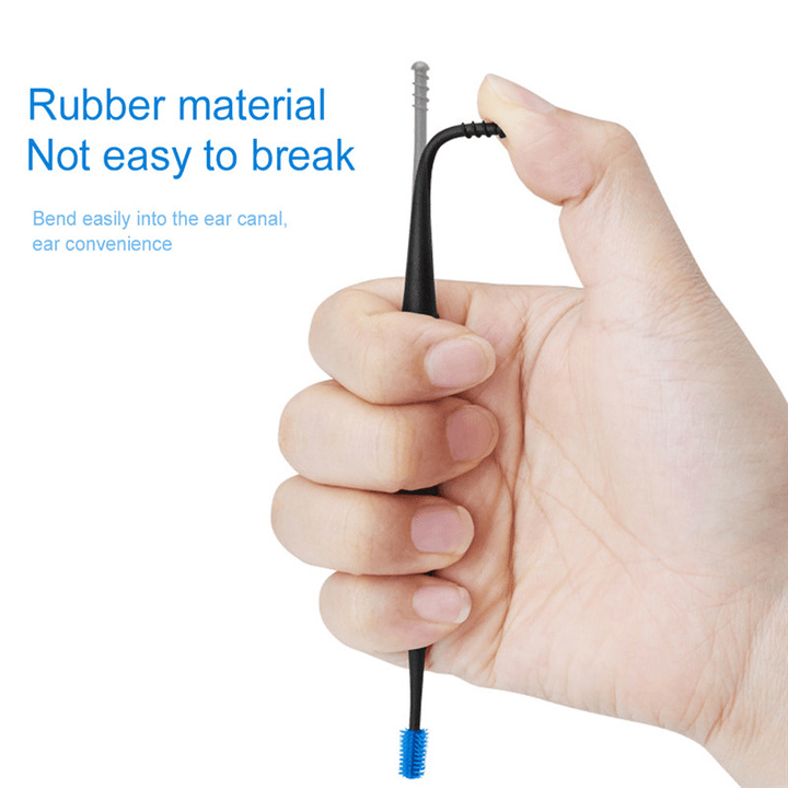 Eliminate Ear Wax Build-Up Instantly With This Soft Silicone Double-Ended Earpick!