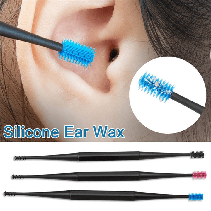 Eliminate Ear Wax Build-Up Instantly With This Soft Silicone Double-Ended Earpick!