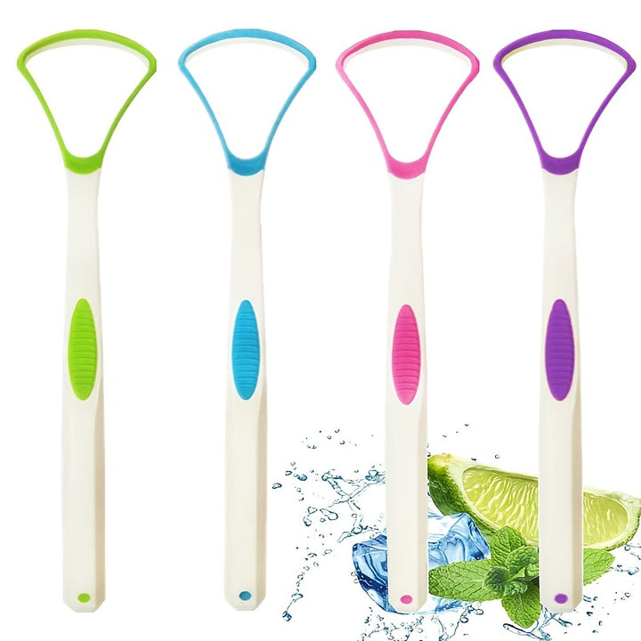 100% BPA Free Tongue Scrapers: The Ultimate Oral Care Solution For Adults - Fight Bad Breath & Enjoy a Cleaner, Fresher Mouth!