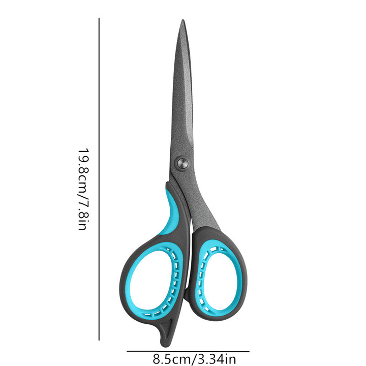 Teflon-Coated Scissors That Won'T Stick, Suitable for Home And Office Use, Rust-Free Shears Ideal for Kitchen Tasks, And Comfortable Grip Scissors for Arts, Crafts, And DIY Projects in Classrooms.