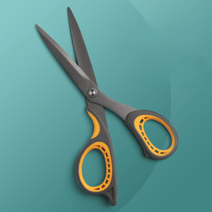 Teflon-Coated Scissors That Won'T Stick, Suitable for Home And Office Use, Rust-Free Shears Ideal for Kitchen Tasks, And Comfortable Grip Scissors for Arts, Crafts, And DIY Projects in Classrooms.