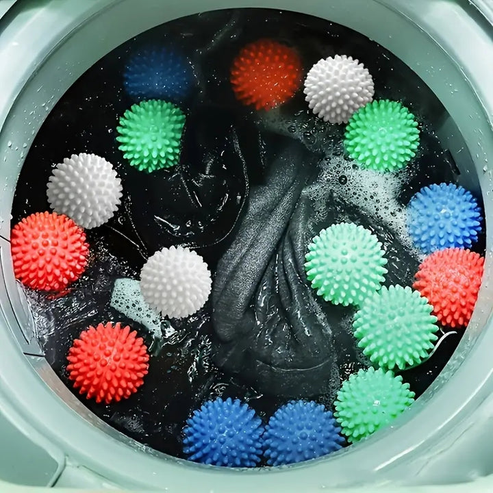 2/6pcs, Reusable Laundry Ball, Laundry Washing Ball For Washing Machine, Laundry Dryer Ball, Fabric Softener Ball, Laundry Drying Ball, Anti-rolling Laundry Ball, To Reduce Wrinkles, Cleaning Supplies, Household Gadgets, Read