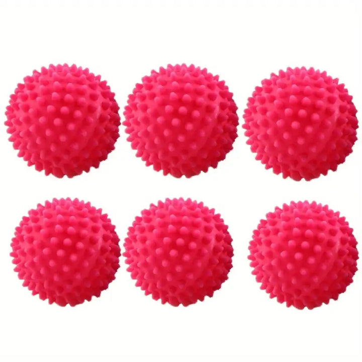 2/6pcs, Reusable Laundry Ball, Laundry Washing Ball For Washing Machine, Laundry Dryer Ball, Fabric Softener Ball, Laundry Drying Ball, Anti-rolling Laundry Ball, To Reduce Wrinkles, Cleaning Supplies, Household Gadgets, Read