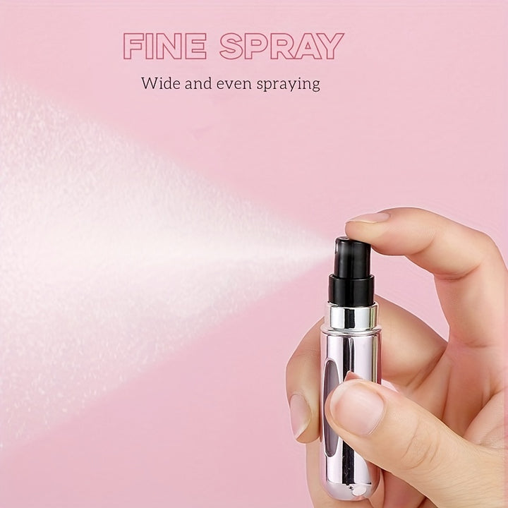 5ml portable compact refillable perfume spray bottle - perfect for travel and smell-1/6pcs