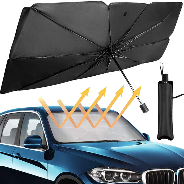 This Portable, Foldable Car Windshield Sunshade Protects Your Car From The Sun!