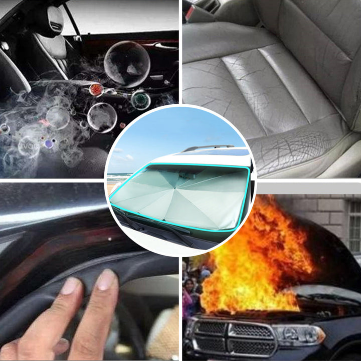 This Portable, Foldable Car Windshield Sunshade Protects Your Car From The Sun!