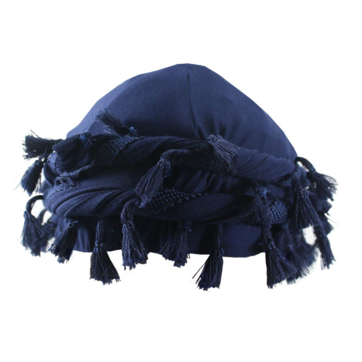 Turban For Men, Vintage Twist Head Wraps Durag With Tassel