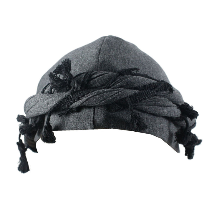 Turban For Men, Vintage Twist Head Wraps Durag With Tassel