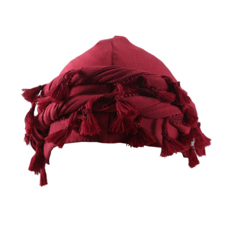 Turban For Men, Vintage Twist Head Wraps Durag With Tassel