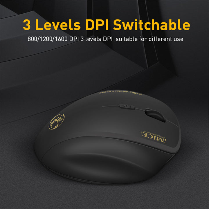 Wireless Mouse Ergonomic Computer Mouse PC Optical Mause With USB Receiver 6 Buttons 2.4Ghz Wireless Mice 1600 DPI For Laptop